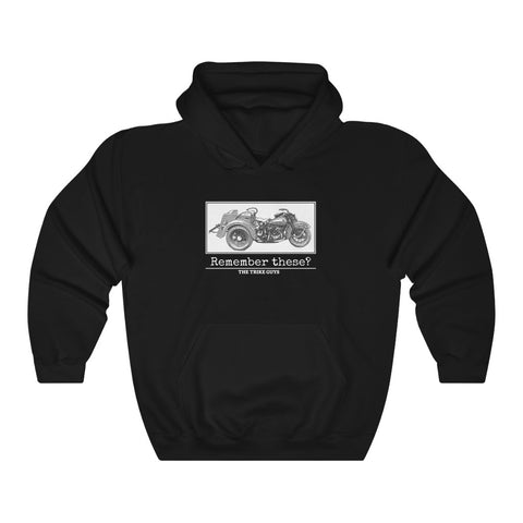 Remember These in Black & White Hooded Sweatshirt